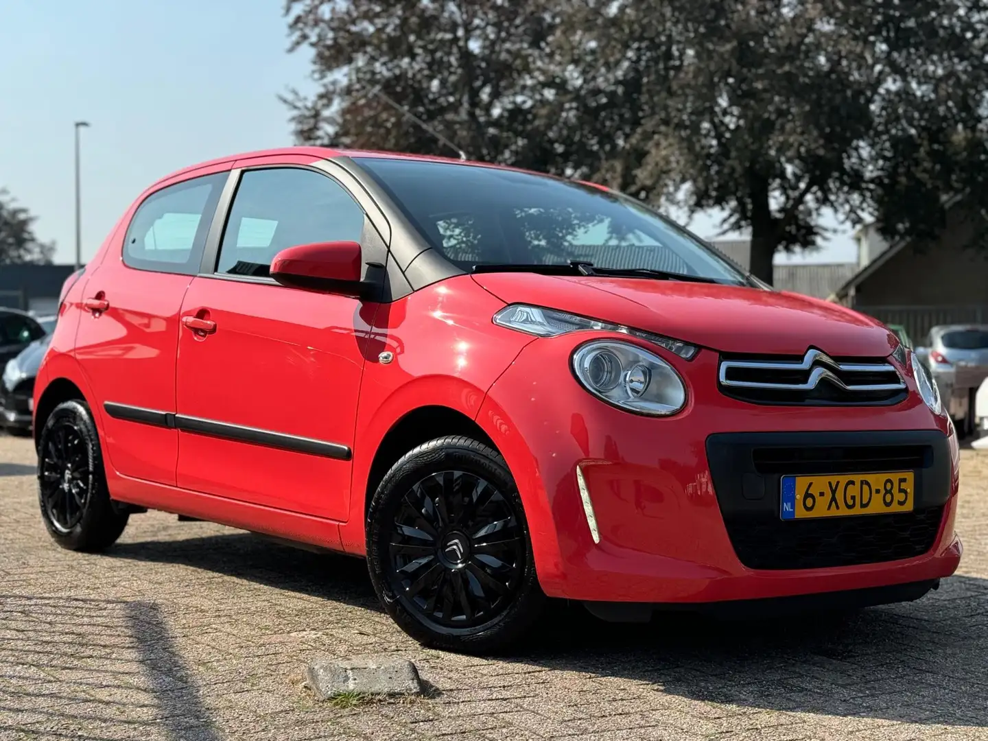 Citroen C1 1.0 e-VTi Feel LED AIRCO 5 DEURS DEALER ONDH. NW.A Rood - 2