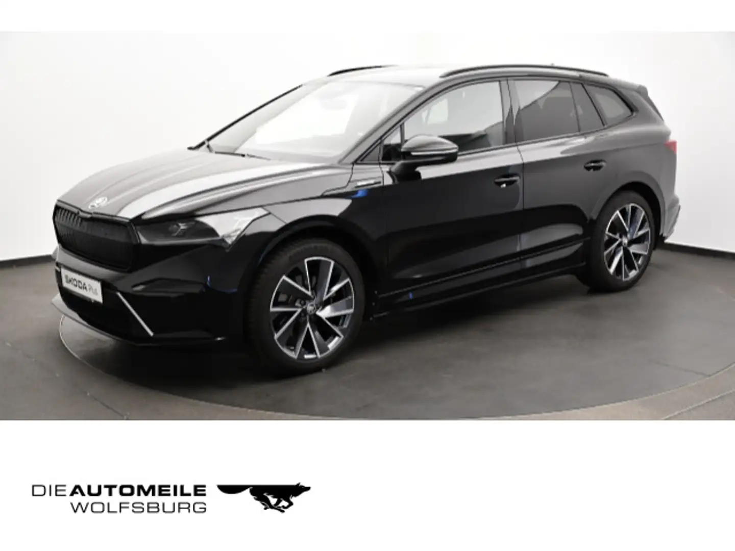 Skoda Enyaq iV 80 DSG Sportline Rückkam/Tempo/Multilen Schwarz - 1