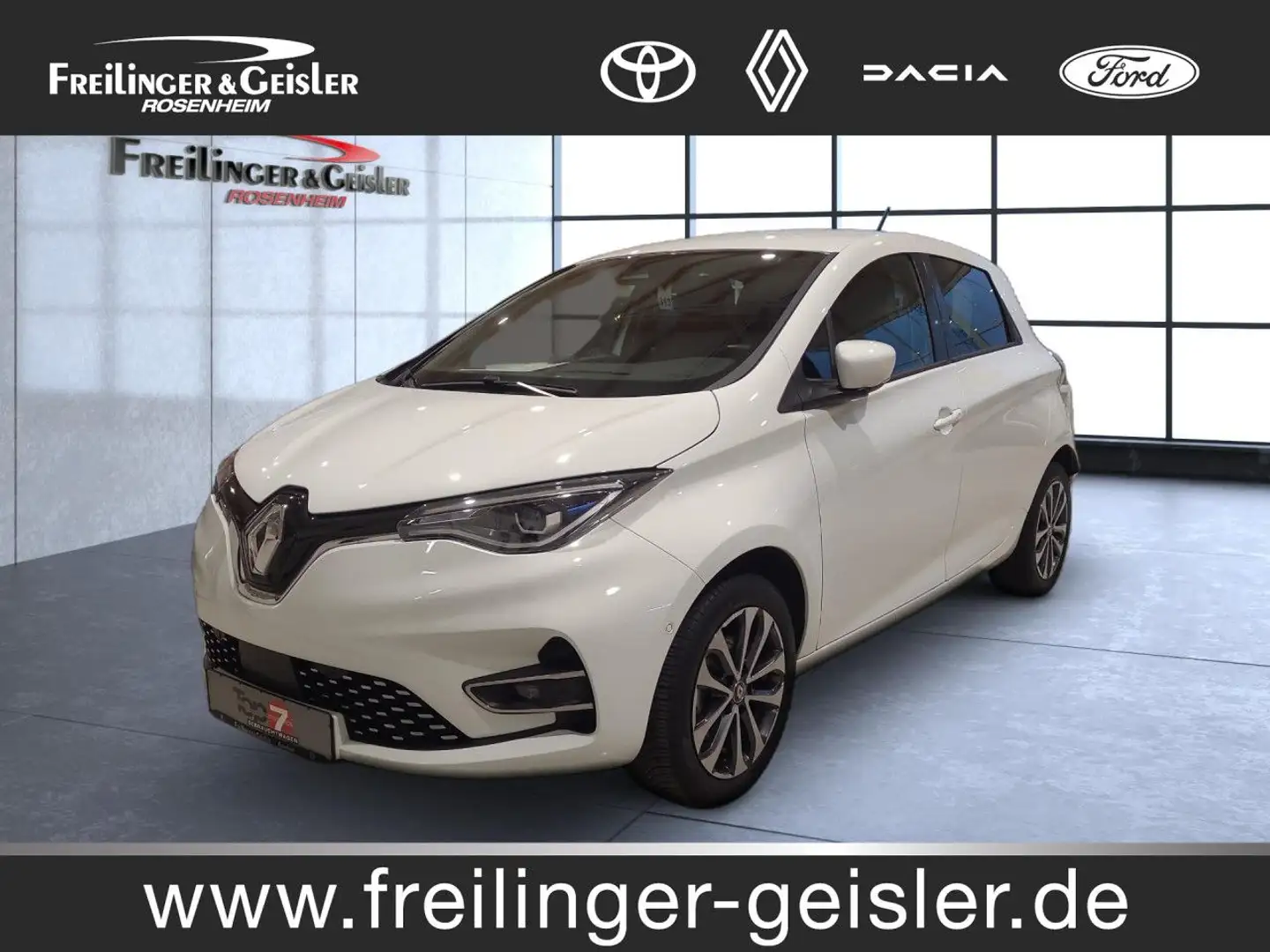 Renault ZOE Intens R135 ZE50 inkl Batterie Bluetooth Navi Weiß - 1
