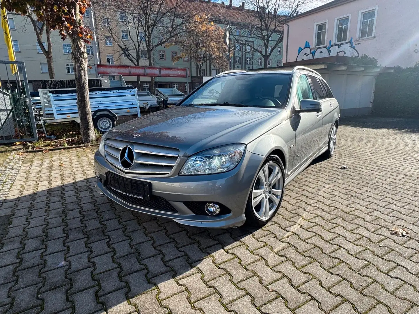 Mercedes-Benz C 200 Kompressor C -Klasse T-Modell  AMG Line, Argent - 2
