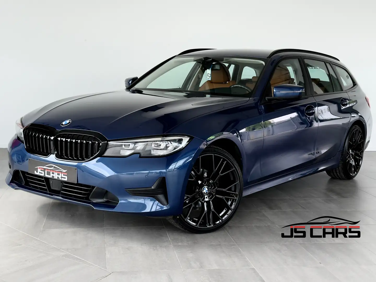 BMW 316 dA Touring-1ERPRO-COCKPIT-GPS-CUIR-CAMERA-PDC-TVA Niebieski - 1