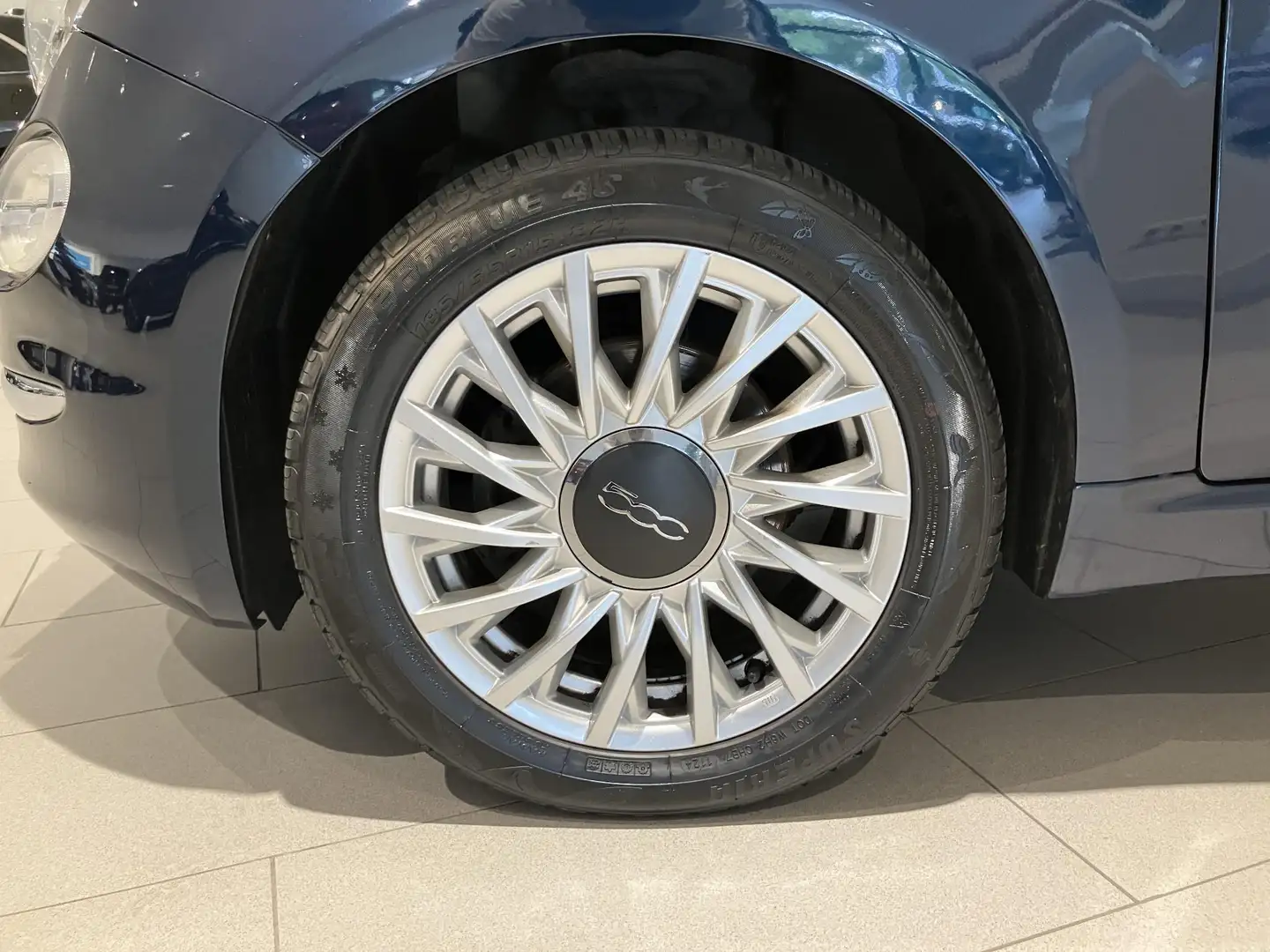 Fiat 500 0.9 TwinAir Turbo Lounge 80 PK | Panoramadak | Blu Bleu - 2