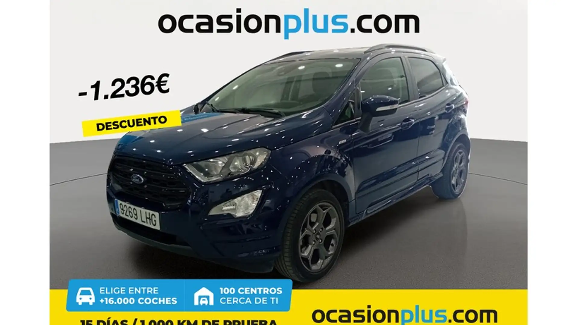 Ford EcoSport 1.0 EcoBoost ST Line 125 Azul - 1