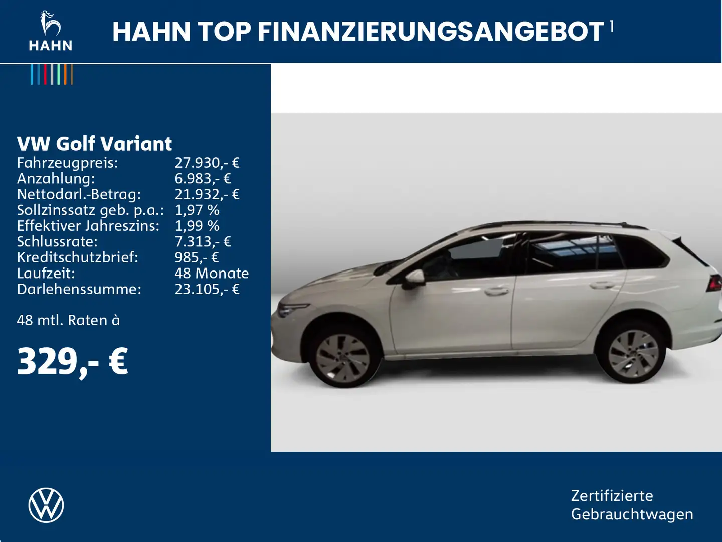 Volkswagen Golf Variant Golf VIII Variant 1.5TSI DSG Life Matrix Standhe Weiß - 2