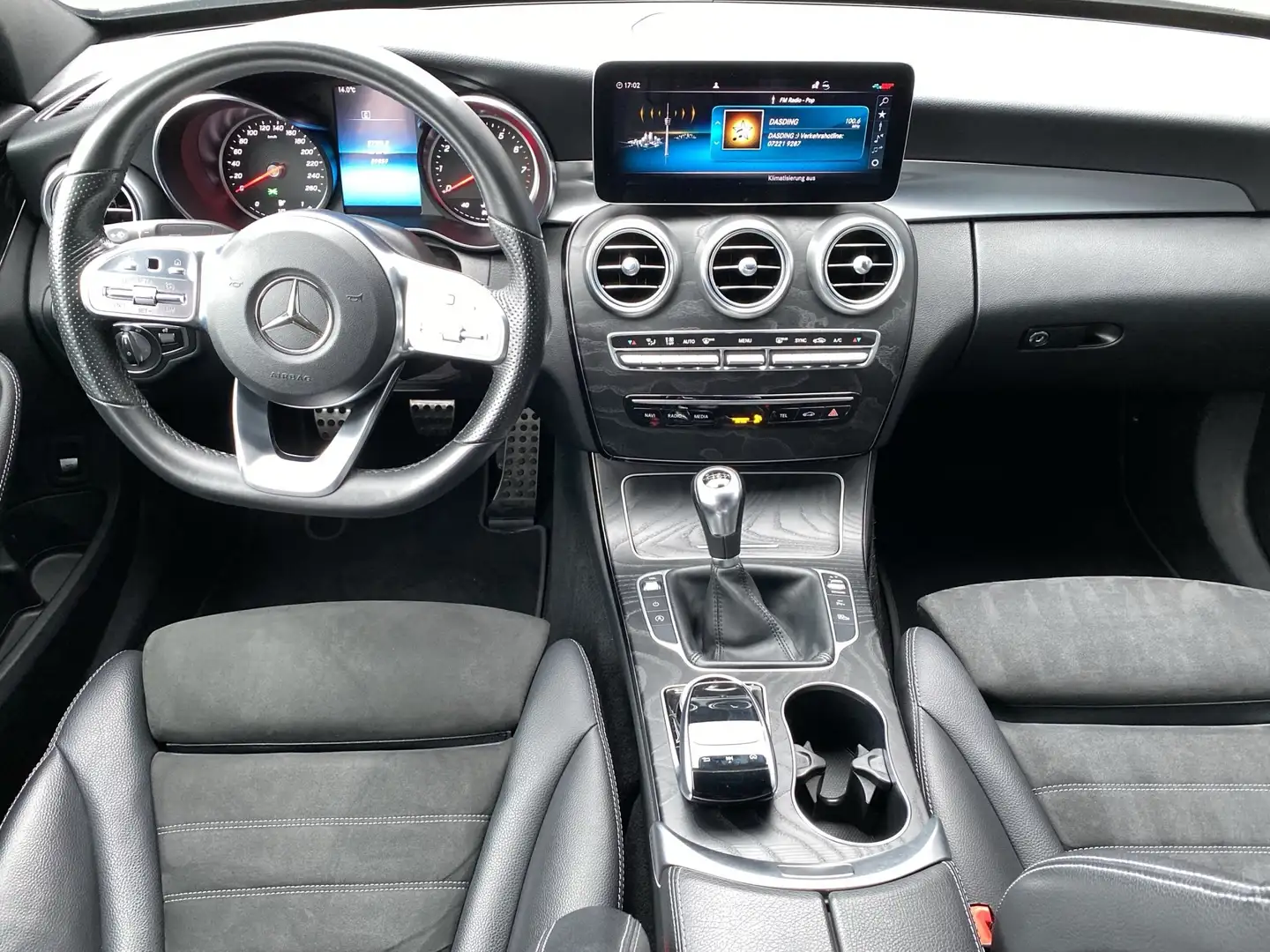 Mercedes-Benz C 180 C180 AMG Burmester/360/MATRIX/ACC/AGILITY Blanc - 2