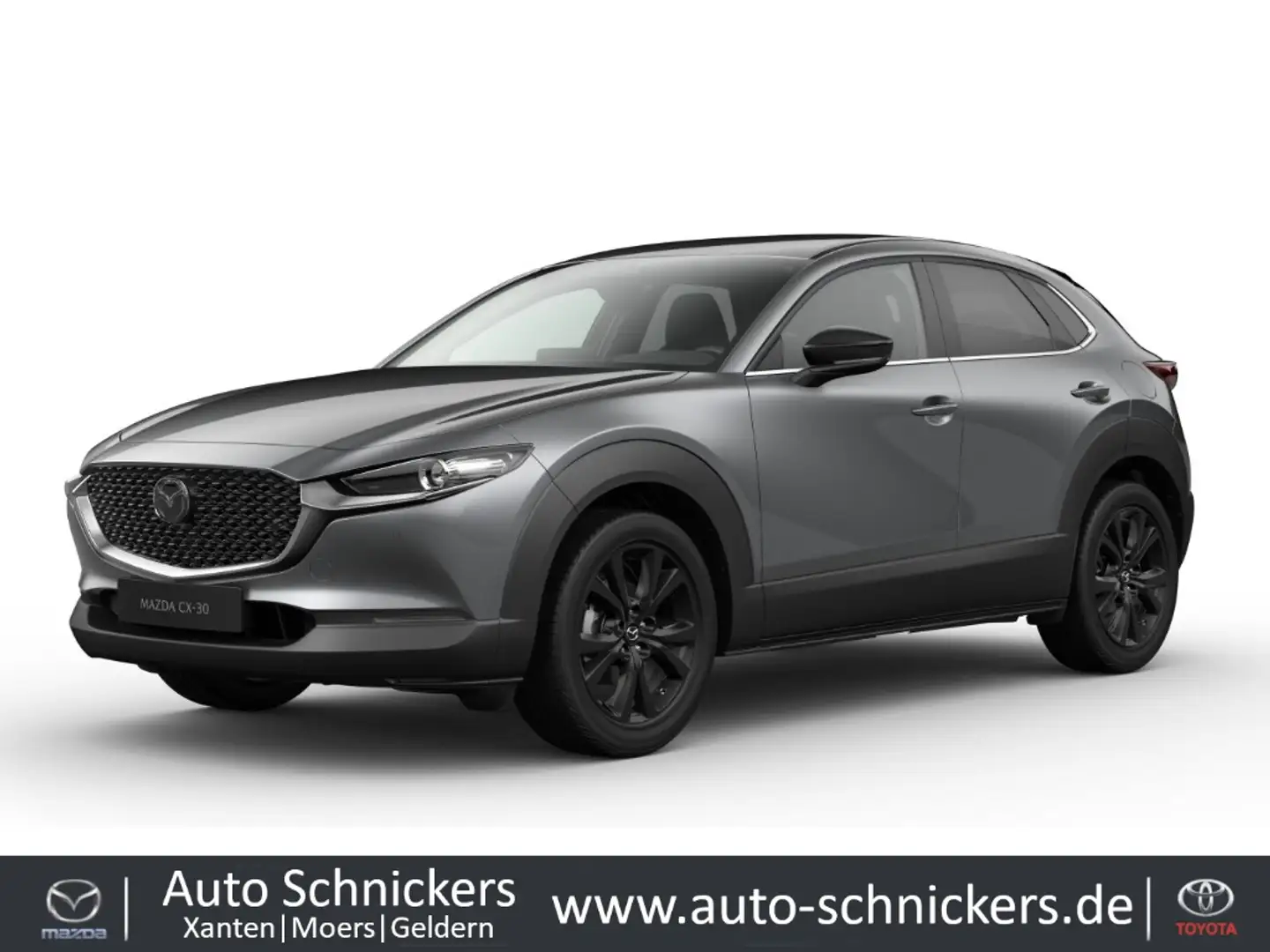Mazda CX-30 SKY-G EXCLUSIVE+DESIGN-P+LEDER+DRI-AS Grau - 1