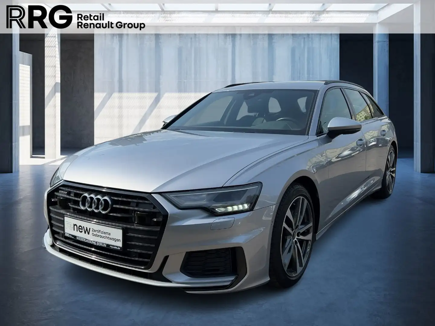 Audi A6 40 2.0 TDI Avant Quattro  S-Line Argent - 1