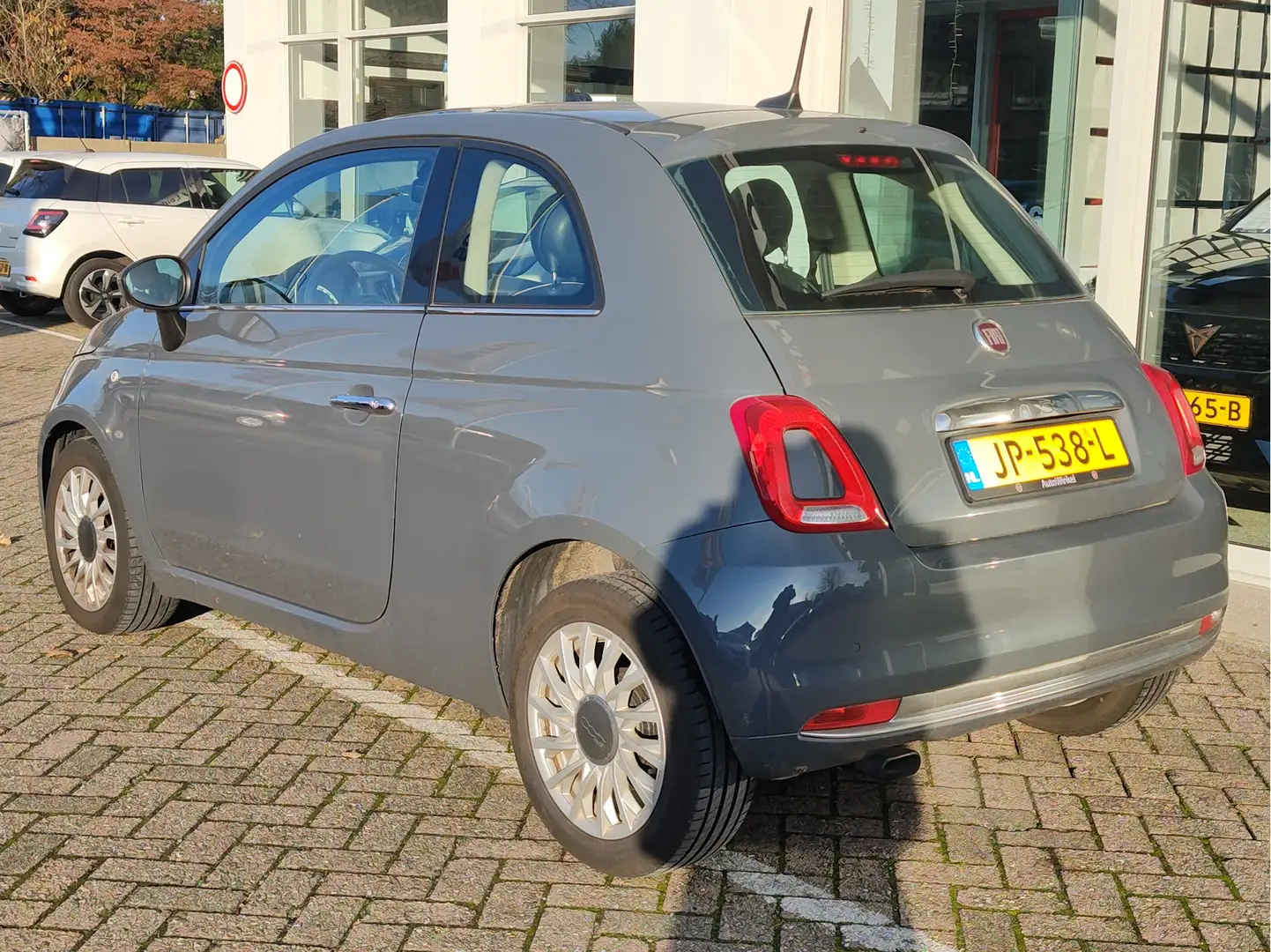 Fiat 500 0.9 TWINAIR TURBO LOUNGE Panoramadak | Navi | Clim Gris - 2