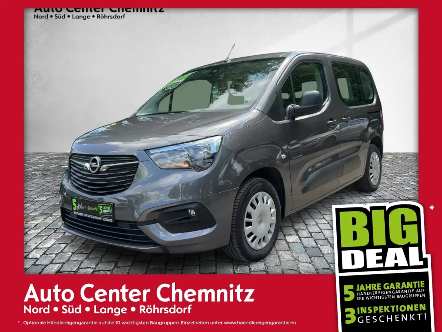 Opel Combo Life E 1.2 Edition MultimediaNavi/PDC/Klima Grau - 1