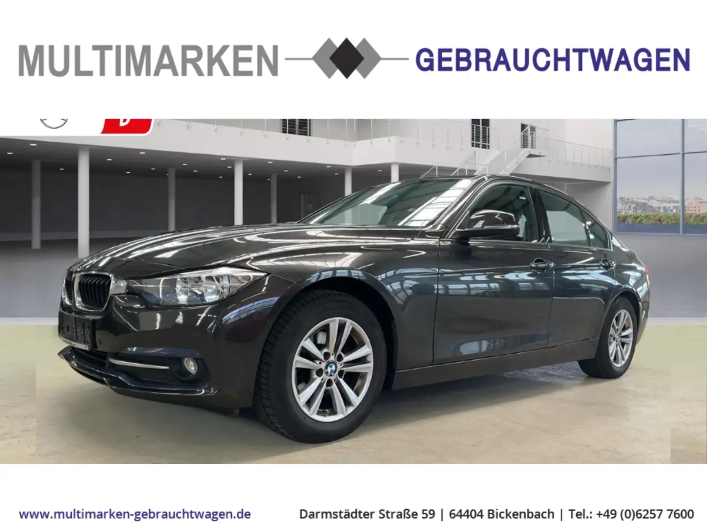 BMW 316 d Sport Line ParkAssistent/HUD/Navi/Fahrerprofil/A Brown - 1