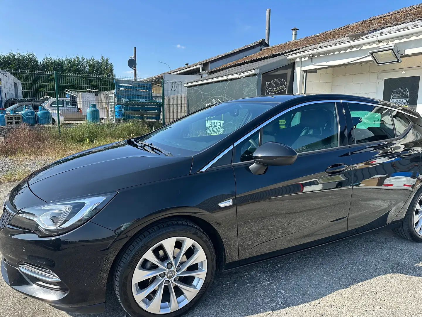 Opel Astra Astra 1.2 Turbo Start/Stop Business Elegance Zwart - 1
