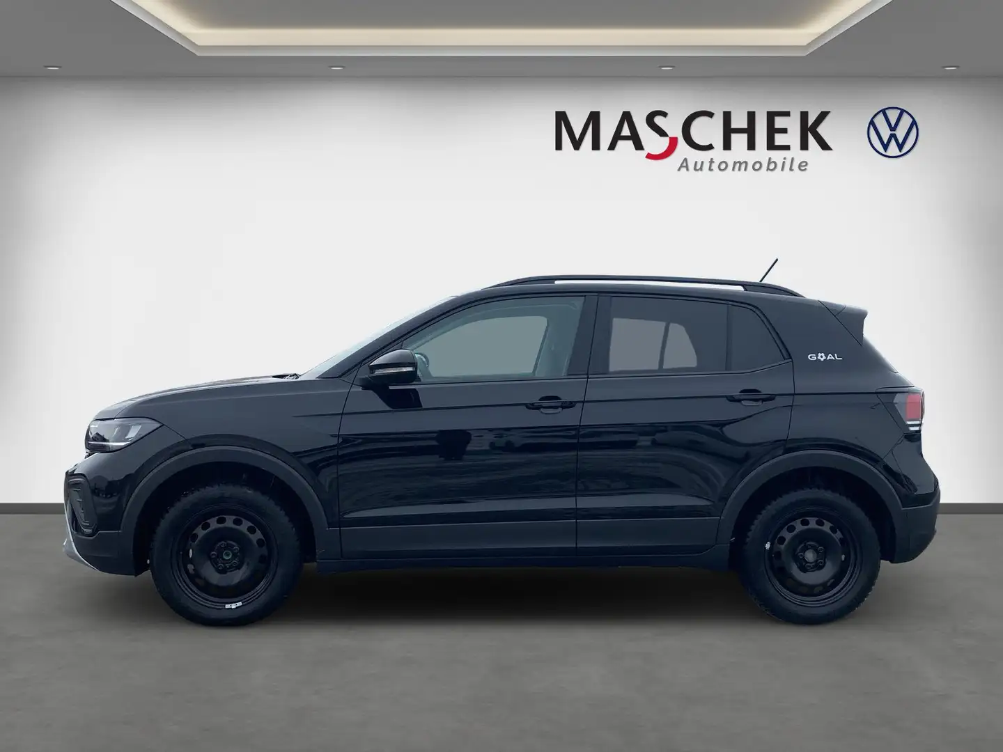 Volkswagen T-Cross Goal 1.0 TSI ACC AHK LED SHZ App-Connect ISOFIX EP Schwarz - 2