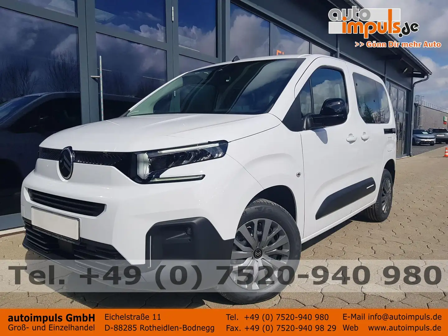Citroen Berlingo M Plus 1,5 BHDI FWD Schaltgetriebe 74KW/100PS S... Biały - 1