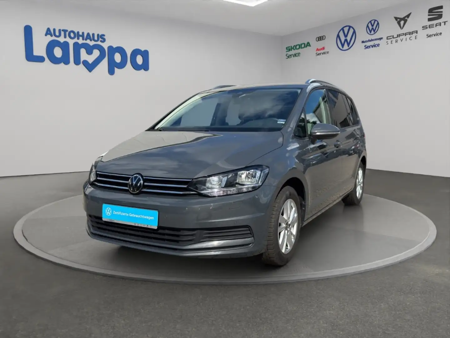 Volkswagen Touran Comfortline 1.5 TSI DSG NAV,ACC,RFK,SHZ Grau - 2