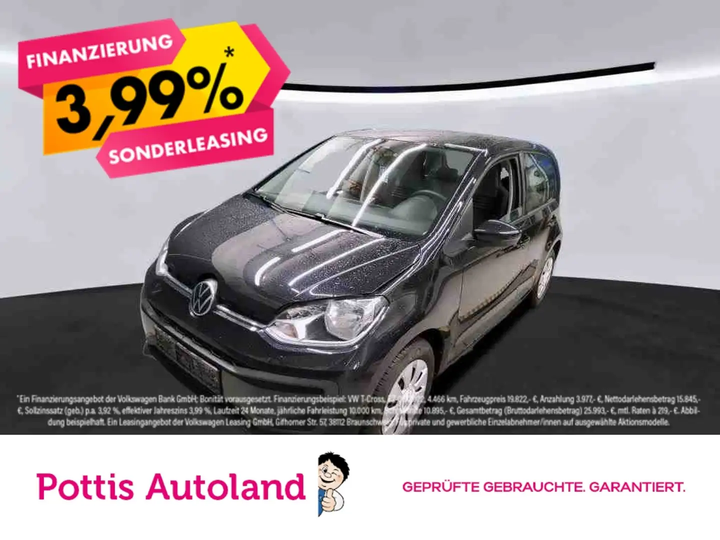 Volkswagen up! 1.0 MPI MOVE UP! DAB+ KLIMA BLUETOOTH Schwarz - 1