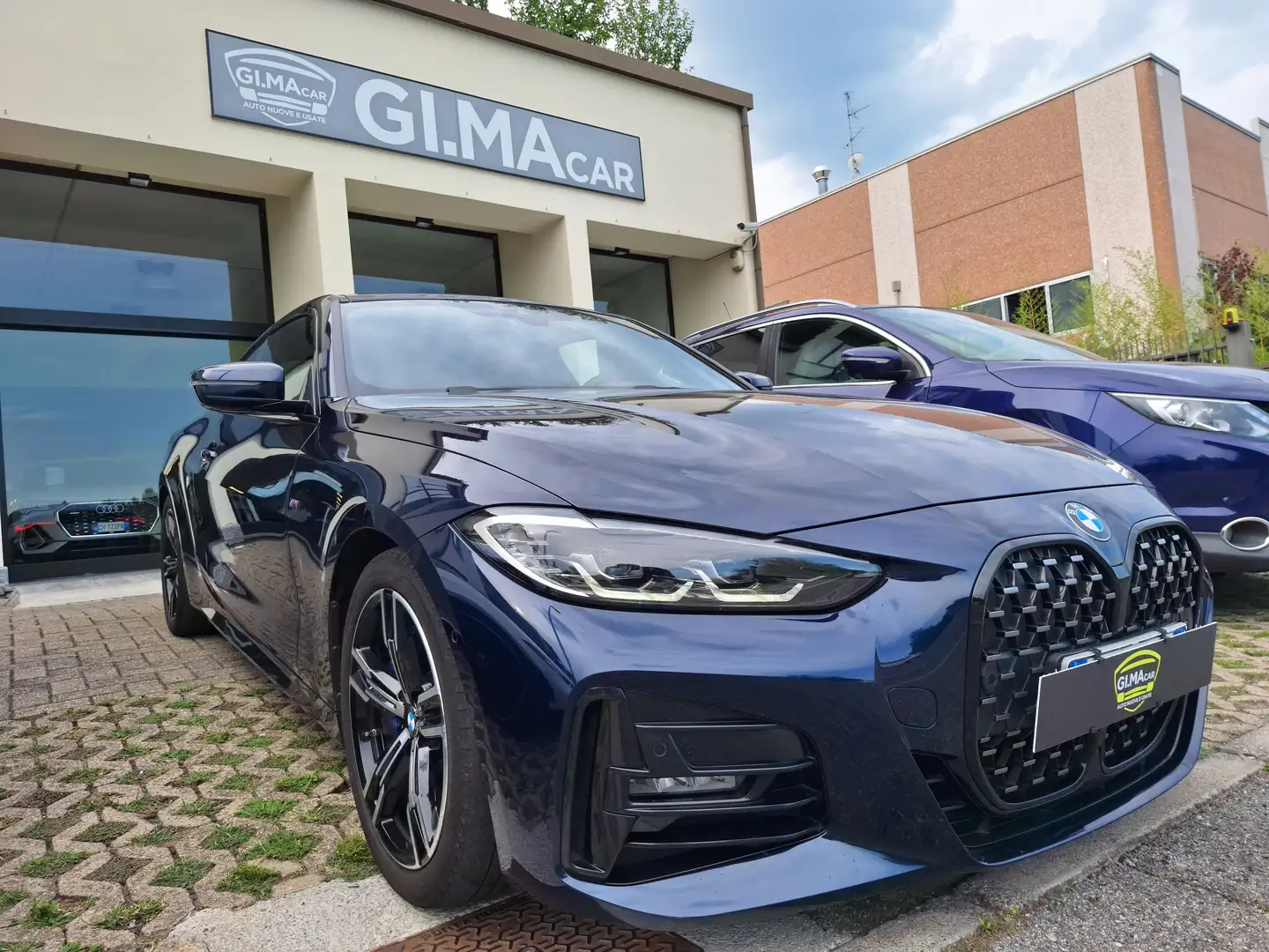 BMW 420 Serie 420d Coupe mhev MSPORT auto Blu/Azzurro - 1