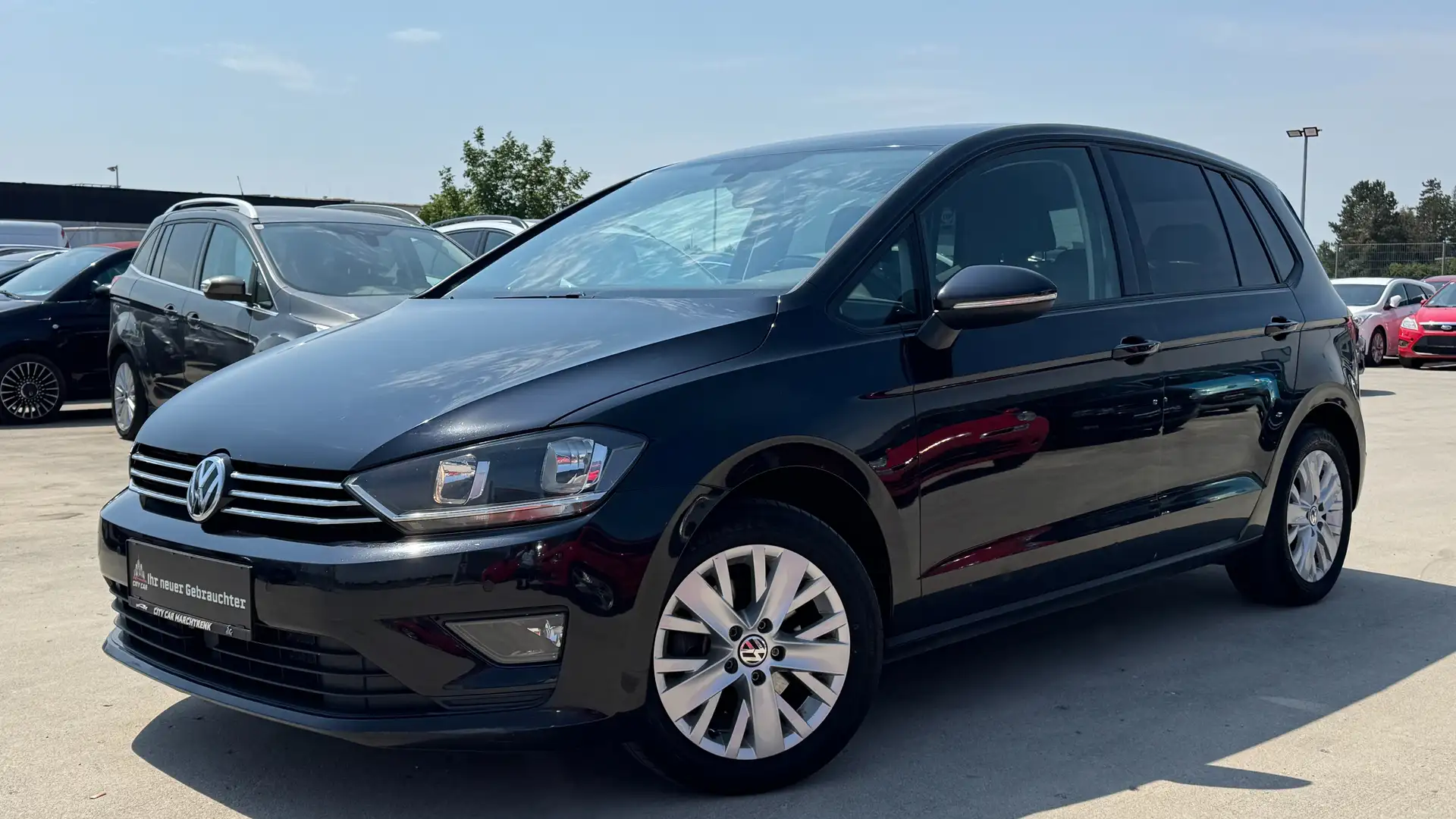 Volkswagen Golf Sportsvan Comfortline 1.6 TDI | PICKERL 07/27 | AHK | Schwarz - 1