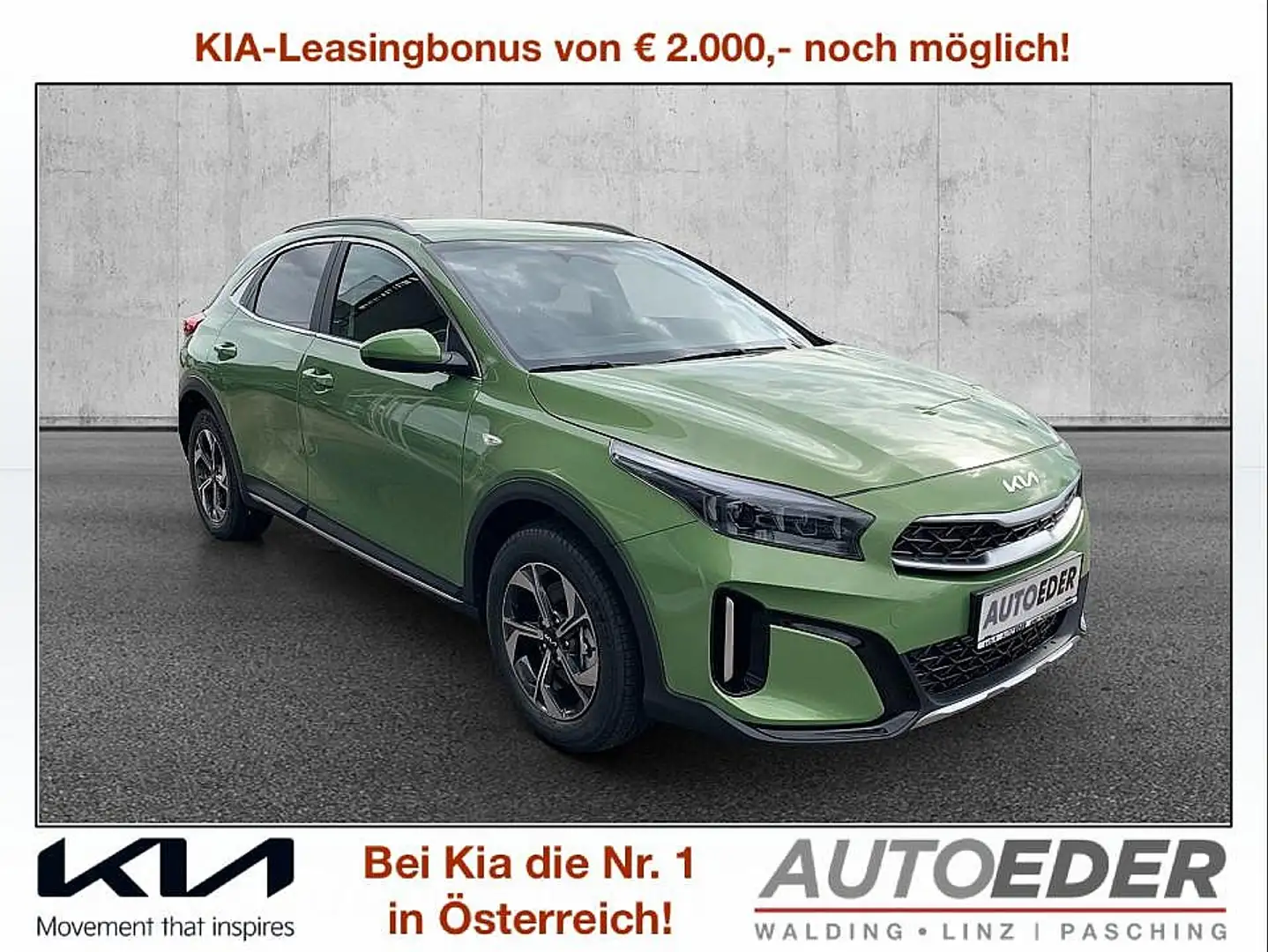 Kia XCeed Xceed 1,5 TGDI 48V GPF Silber DCT Grün - 1