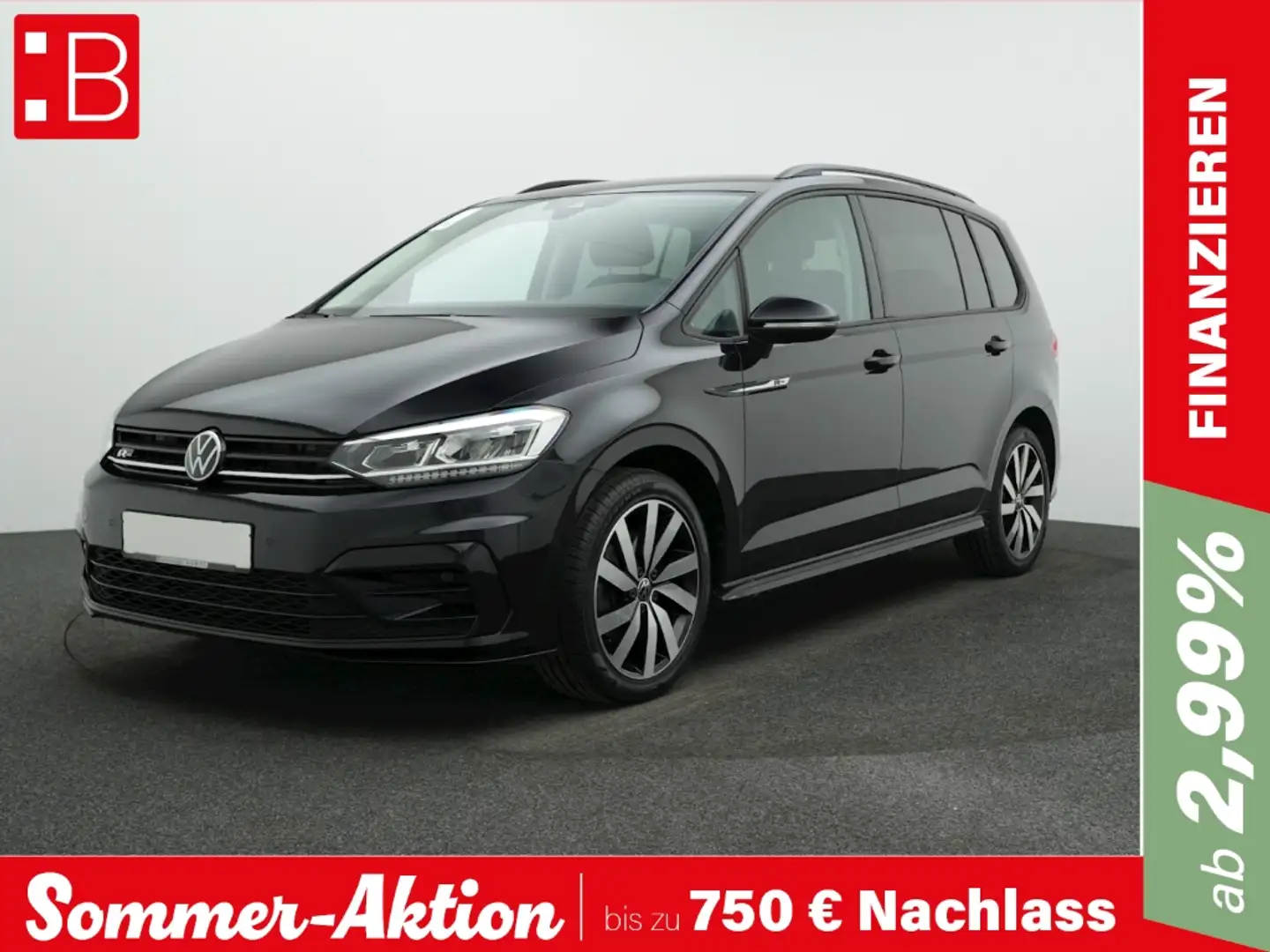 Volkswagen Touran 2.0 TDI DSG Highline R-Line BLACK STYLE KAMERA ALU Schwarz - 1