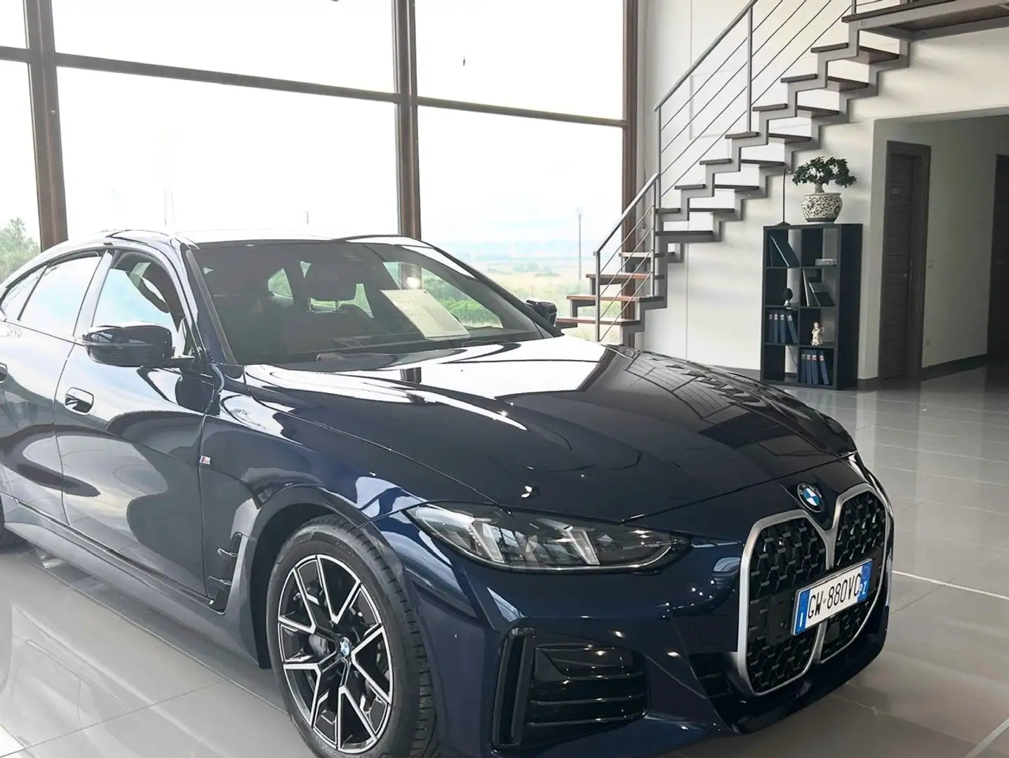 BMW 430 430d Gran Coupe mhev 48V xdrive MSport auto Bleu - 1