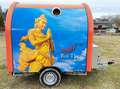 Trailer-Anhänger Food Truck Imbiss Buddy M Verkaufsanhänger Orange - thumbnail 2