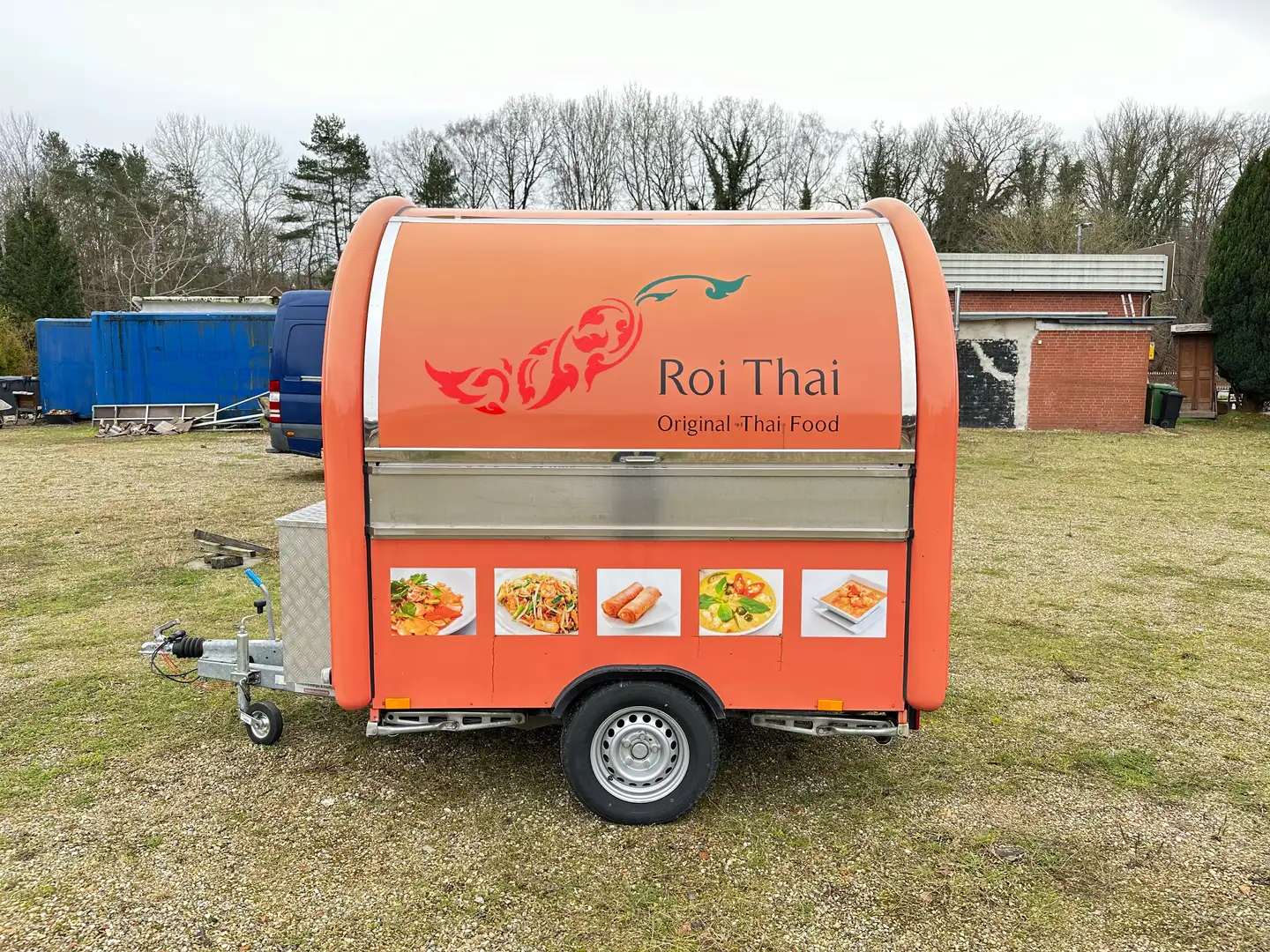 Trailer-Anhänger Food Truck Imbiss Buddy M Verkaufsanhänger Orange - 1