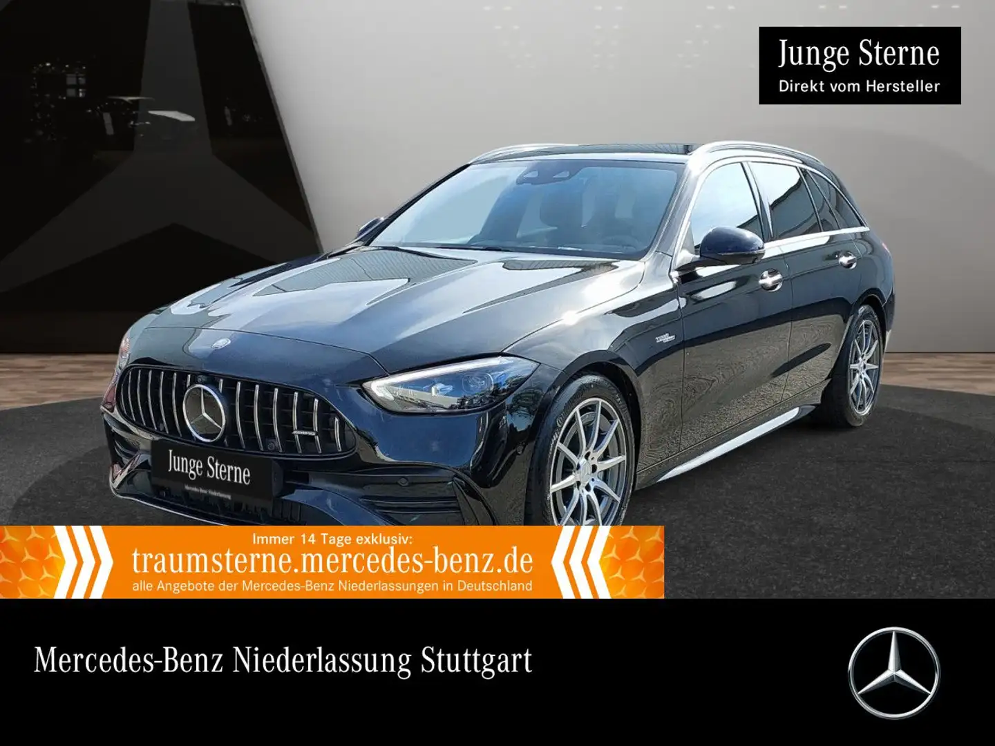 Mercedes-Benz C 43 AMG C 43 4M T-Modell PANO+360+BURMESTER+KEYLESS+9G Schwarz - 1