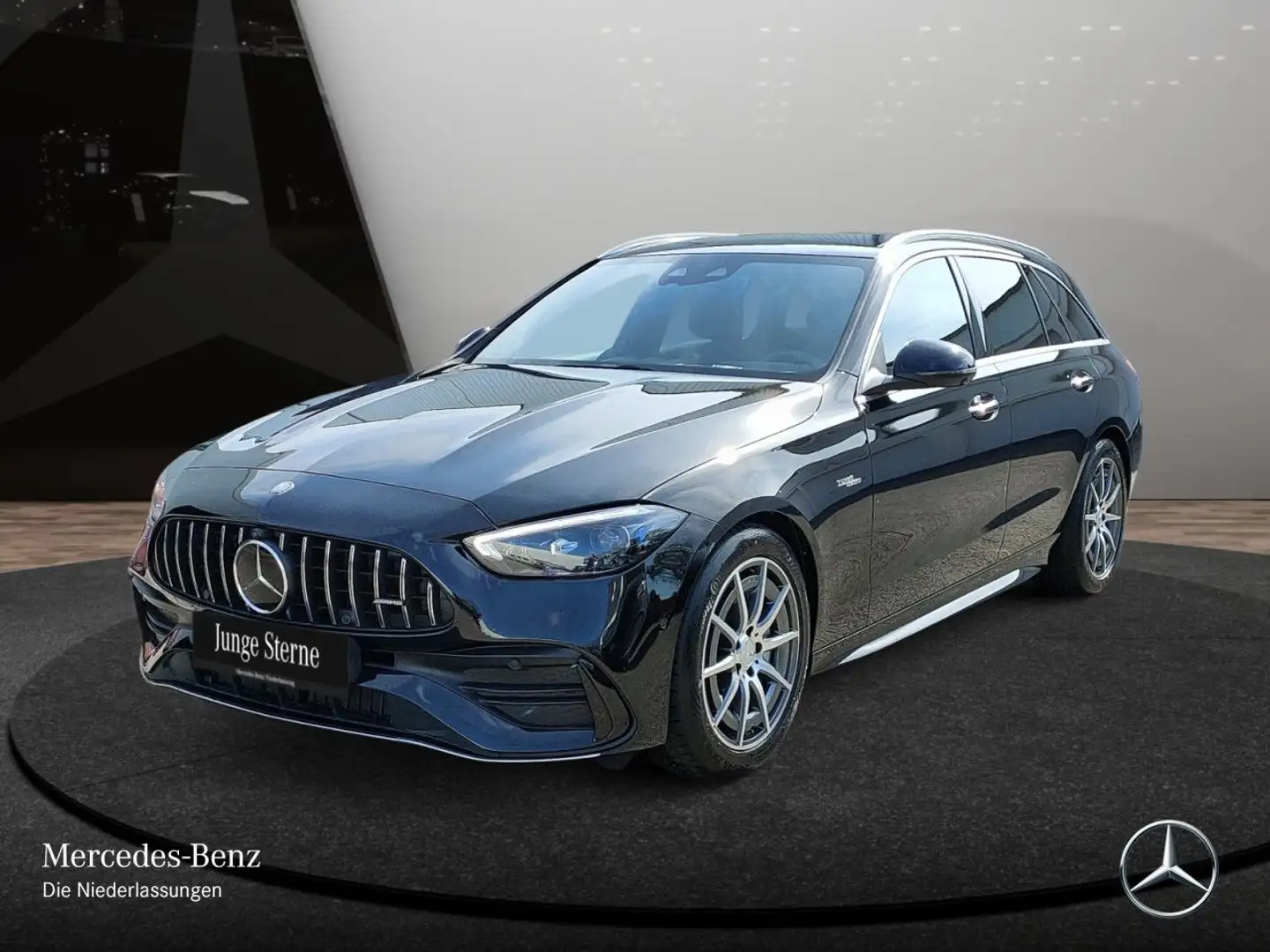 Mercedes-Benz C 43 AMG C 43 4M T-Modell PANO+360+BURMESTER+KEYLESS+9G Schwarz - 2