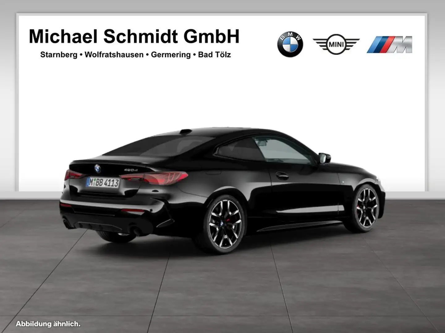 BMW 420 d Coupé M Sportpaket HiFi DAB LED GSD RFK Schwarz - 2