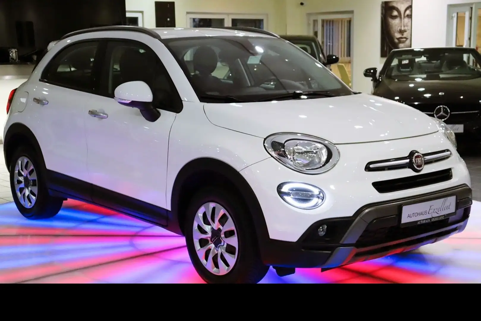 Fiat 500X Cross Automatik*LED*LEDER*MFL*TEMPOMAT*BC* Weiß - 2
