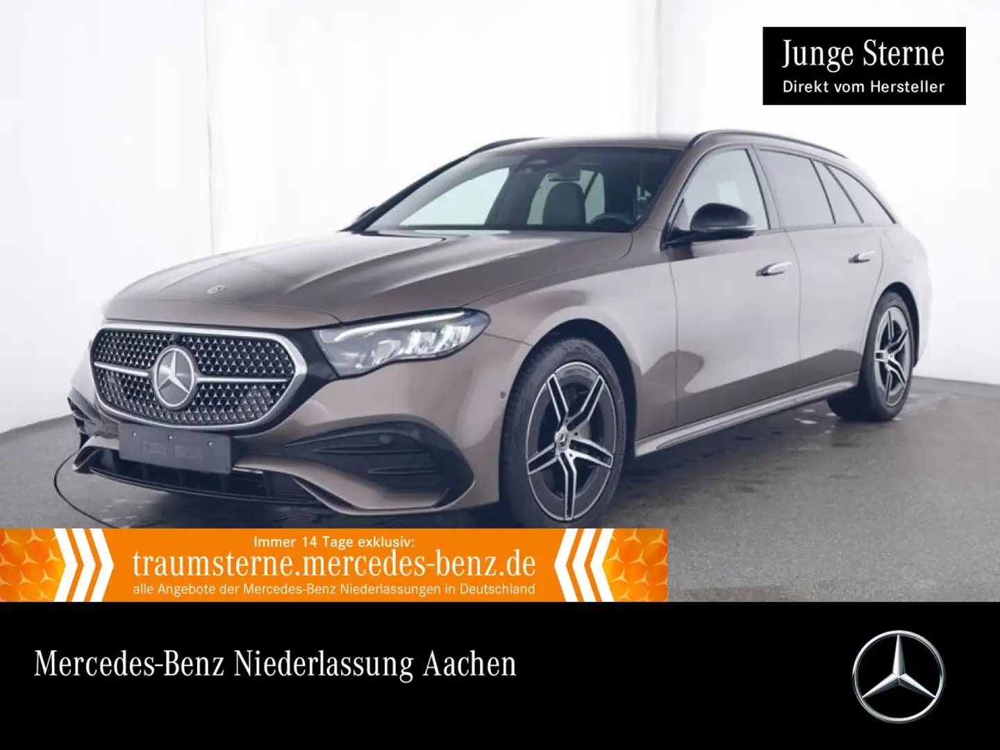 Mercedes-Benz E 300 de T Hybrid AMG Distr. LED AHK Night Kamera Marrón - 1