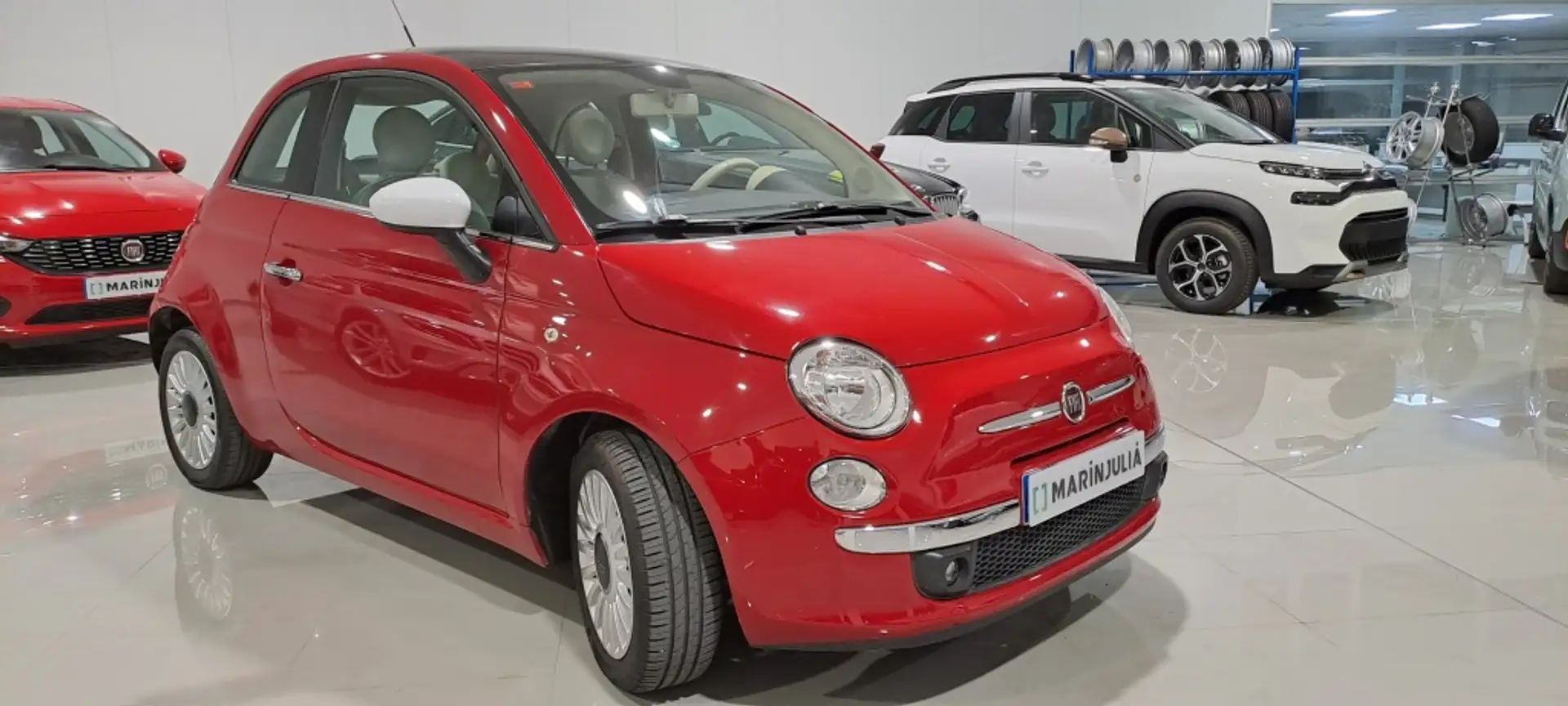 Fiat 500 1.4 Lounge Rouge - 2