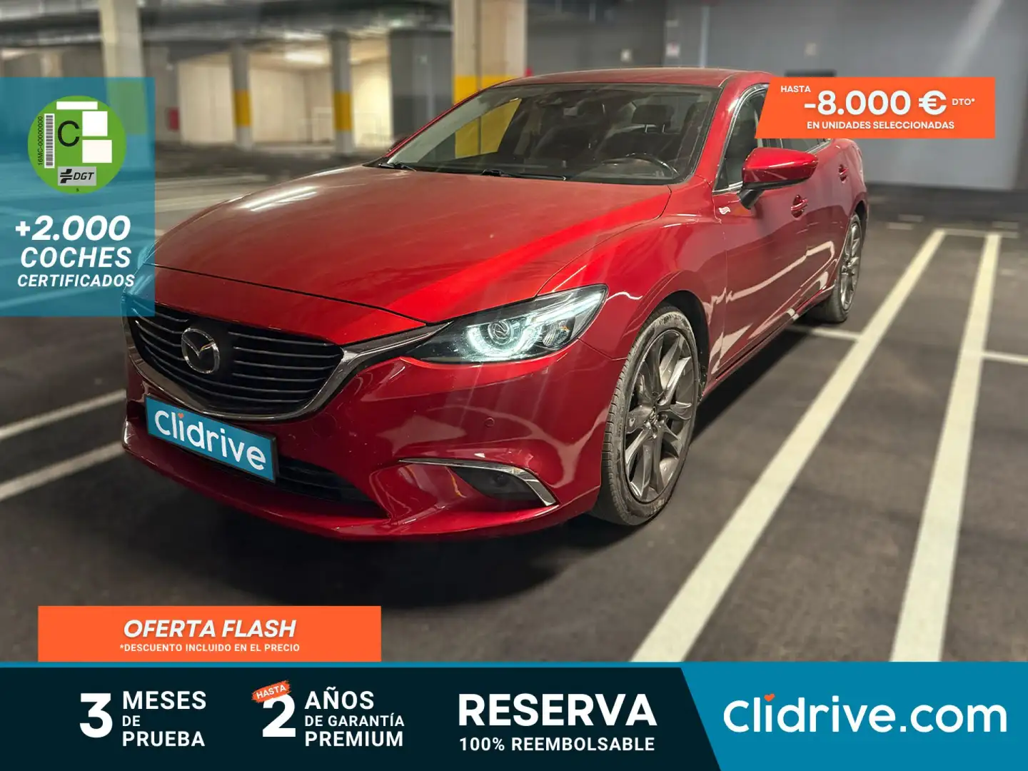 Mazda 6 2.2DE Luxury (Navi) 129kW Rojo - 1