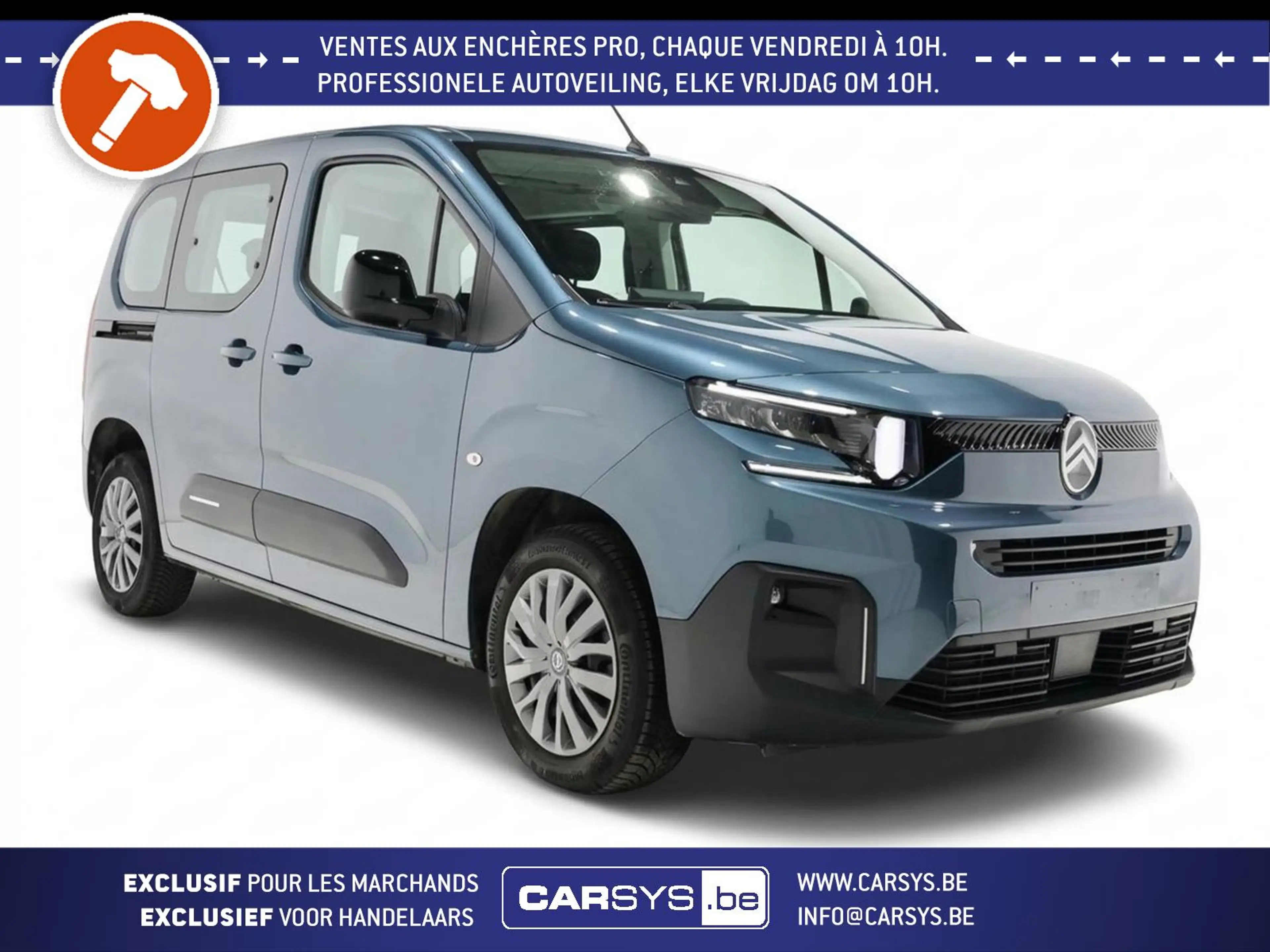 Citroen Berlingo 1.2 - 110  LED - ATTELAGE - CAM - CARPLAY