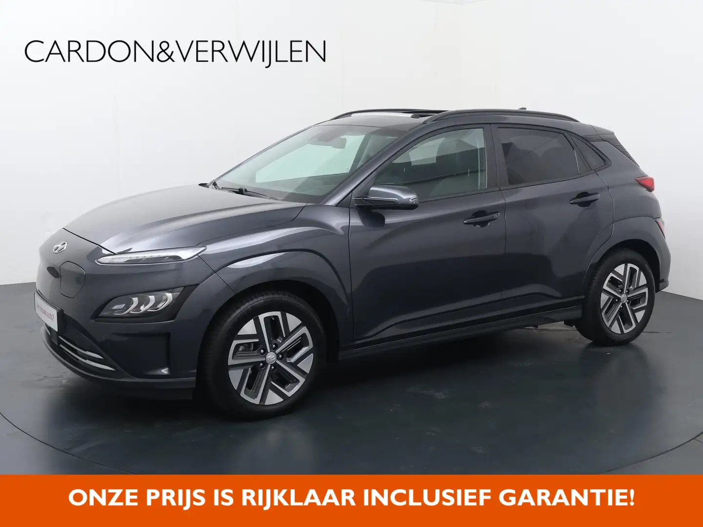 Hyundai KONA EV Premium Sky 64 kWh | 204 PK | SoH 100% | Automa Gris - 1