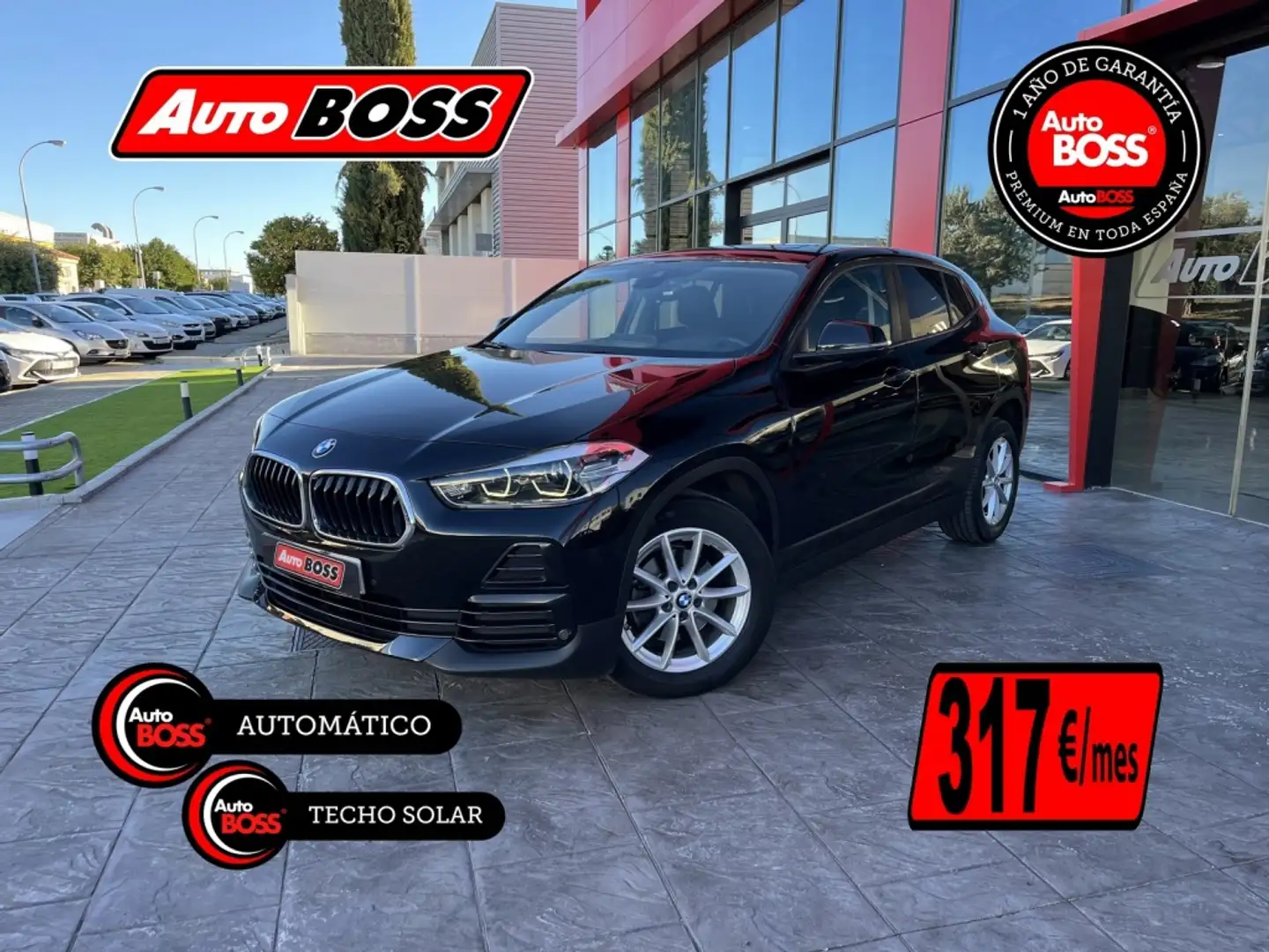 BMW X2 sDrive 18iA Noir - 1