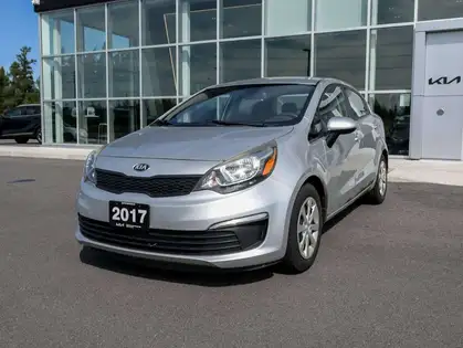 Silver 2017 Kia Rio Sedan Front-Wheel Drive Automatic