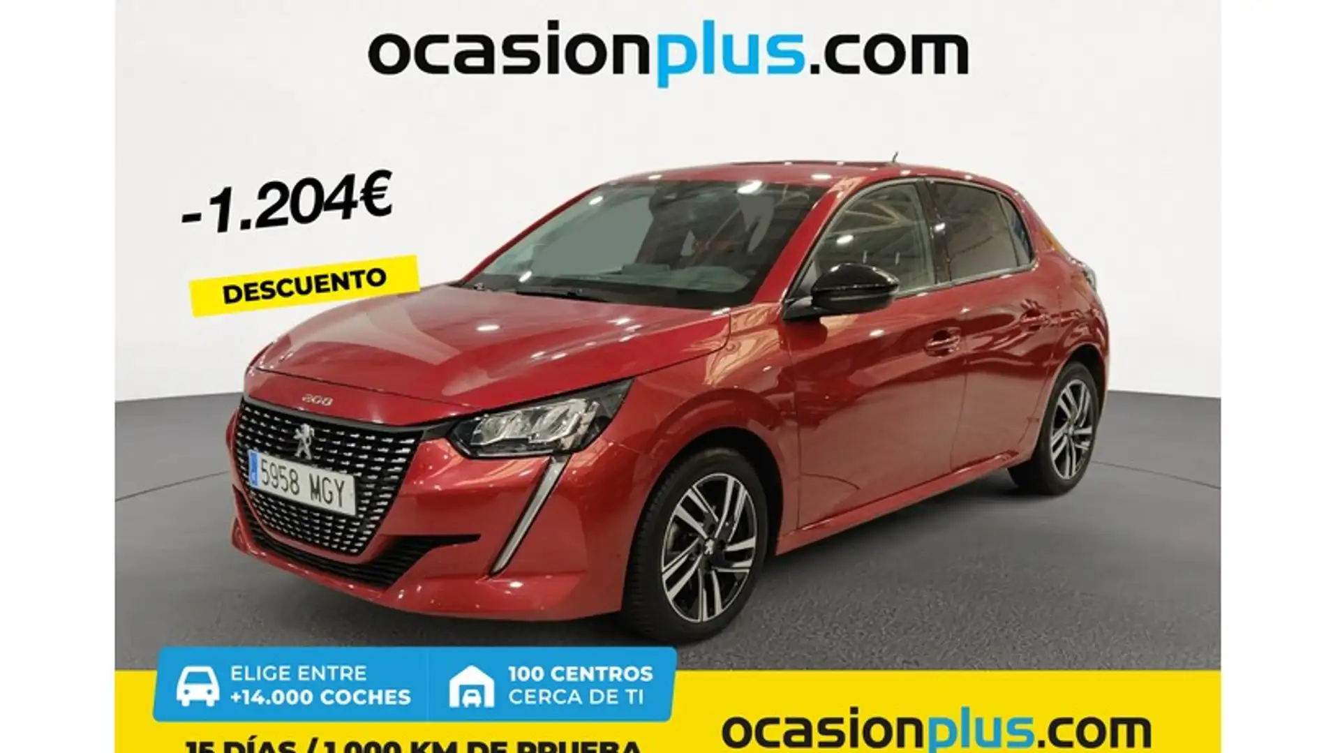 Peugeot 208 1.2 Puretech S&S Allure 100 Rosso - 1