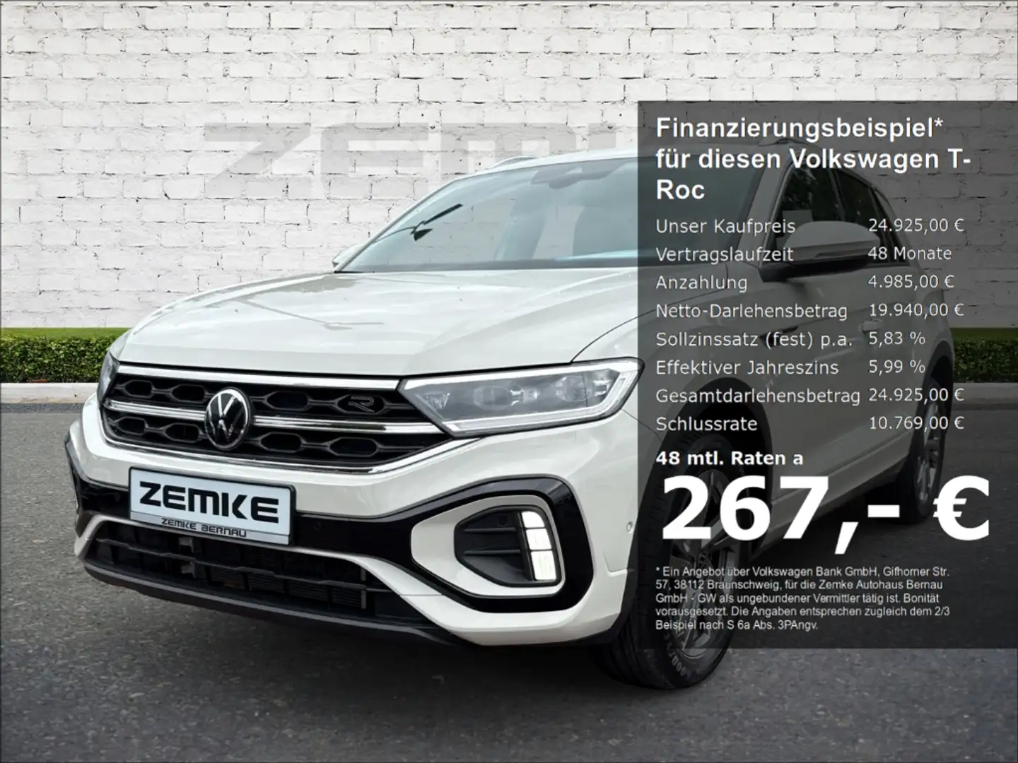 Volkswagen T-Roc 2.0 TDI R-Line Sportpaket Navi Digitales Cockpit M Gris - 1