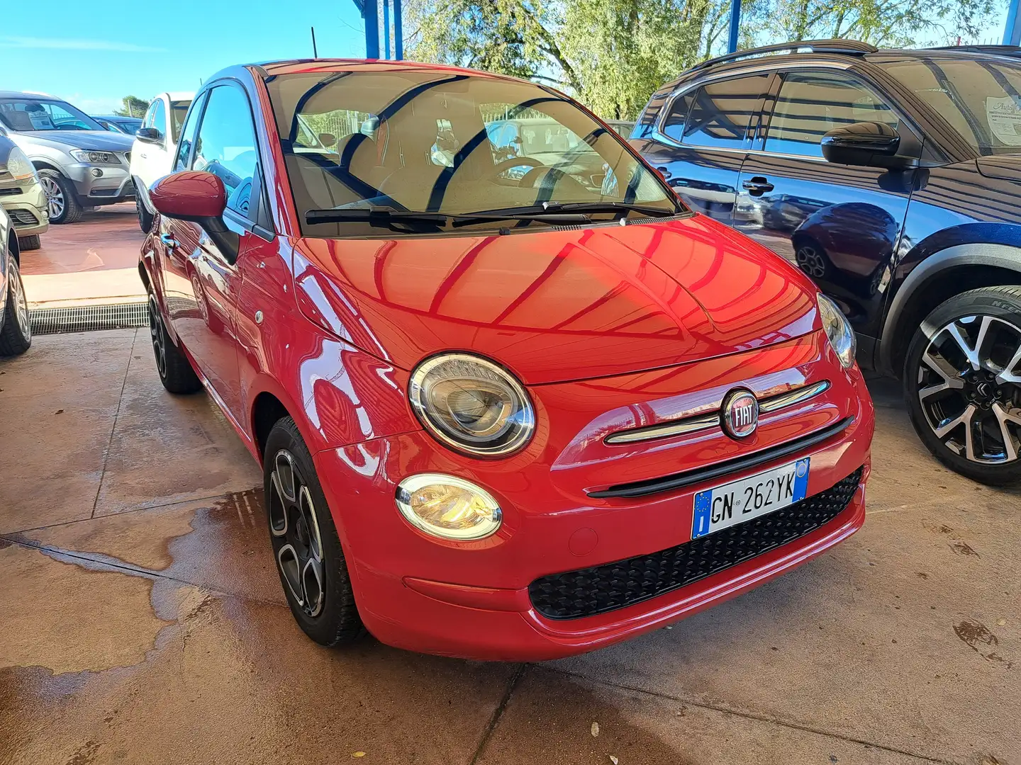 Fiat 500 500 1.0 HYBRID CLUB 70CV Rot - 1