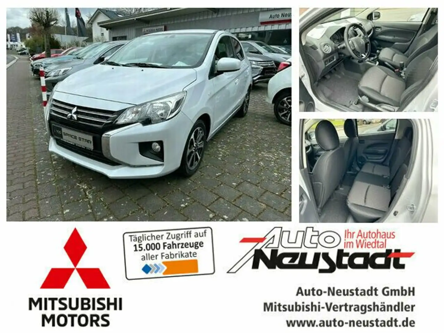 Mitsubishi Space Star Select+ 1.2 MIVEC ClearTec 5-Gang Blanc - 1