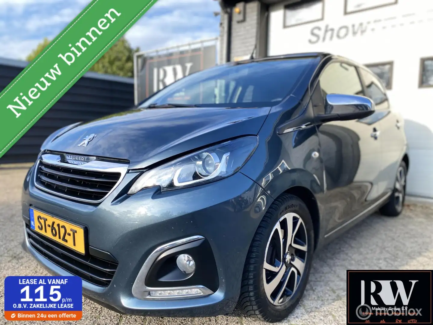Peugeot 108 1.2 Puretech Allure TOP!CAMERA*NAVI*LEDER*CABRIO Grijs - 1