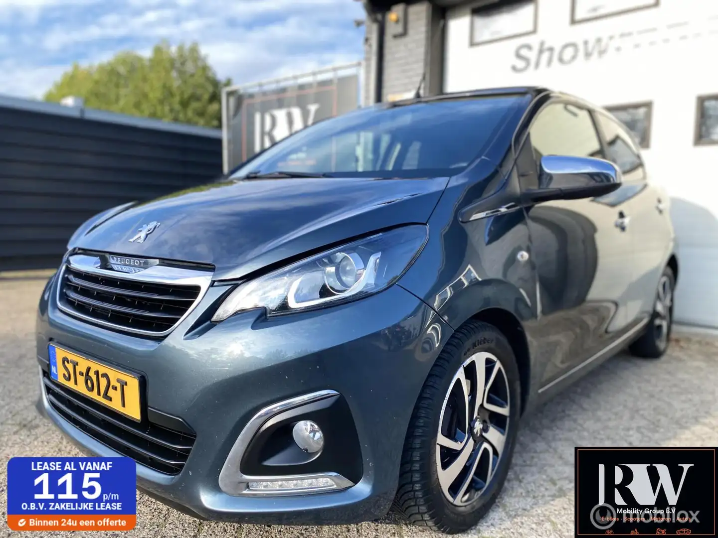 Peugeot 108 1.2 Puretech Allure TOP!CAMERA*NAVI*LEDER*CABRIO Gris - 1