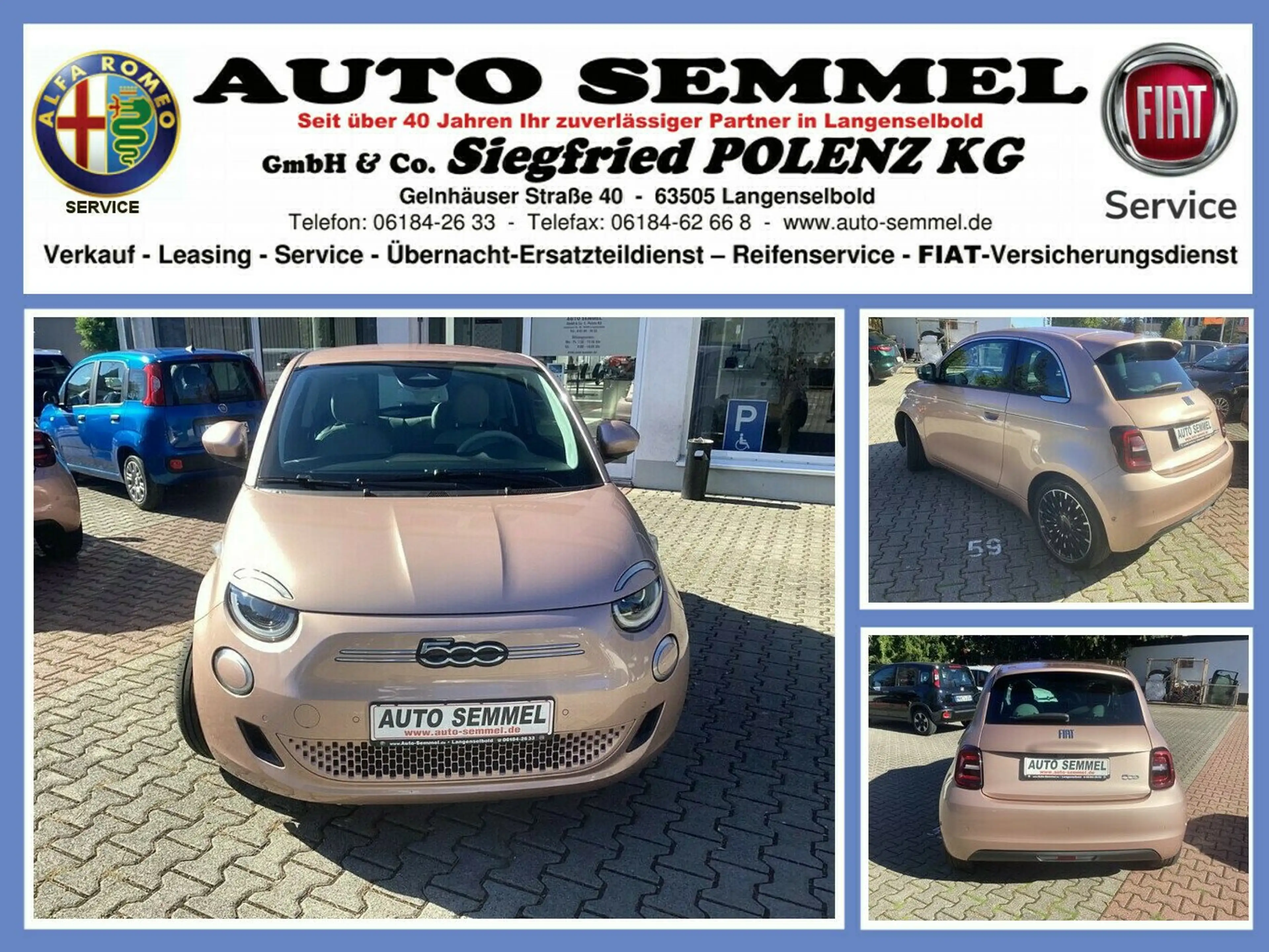 Fiat 500e 3+1 La Prima 42 kWh
