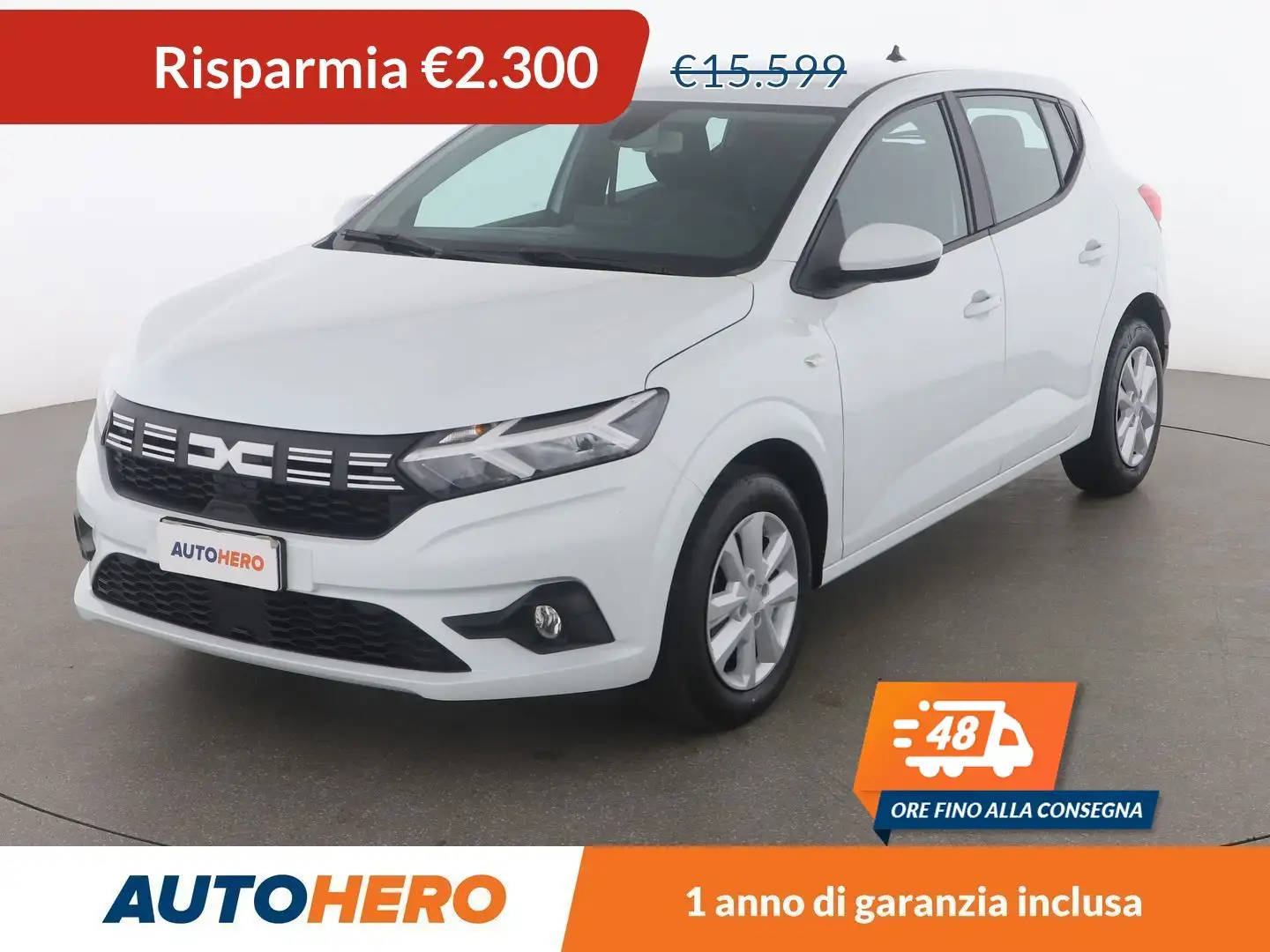Dacia Sandero 1.0 TCe Streetway  Expression 90 CV Bianco - 1