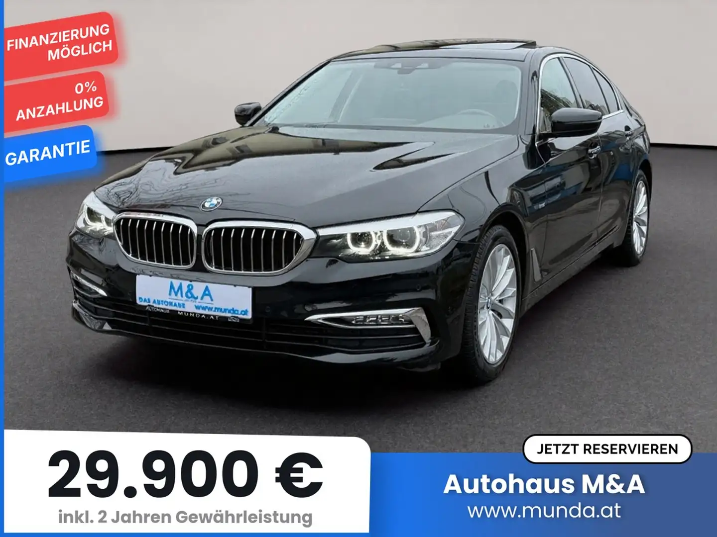BMW 530 d Luxury * Panorama * Autom. * EB * Garantie Schwarz - 1