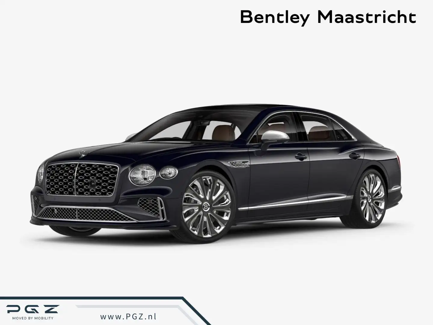 Bentley Flying Spur 4.0 V8 Hybrid Mulliner DIAMON KNURLING | BESPOKE Blauw - 1