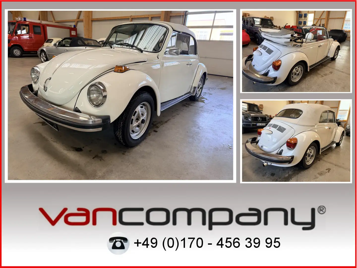 Volkswagen Käfer 1303 Cabrio Triple White Weiß - 1