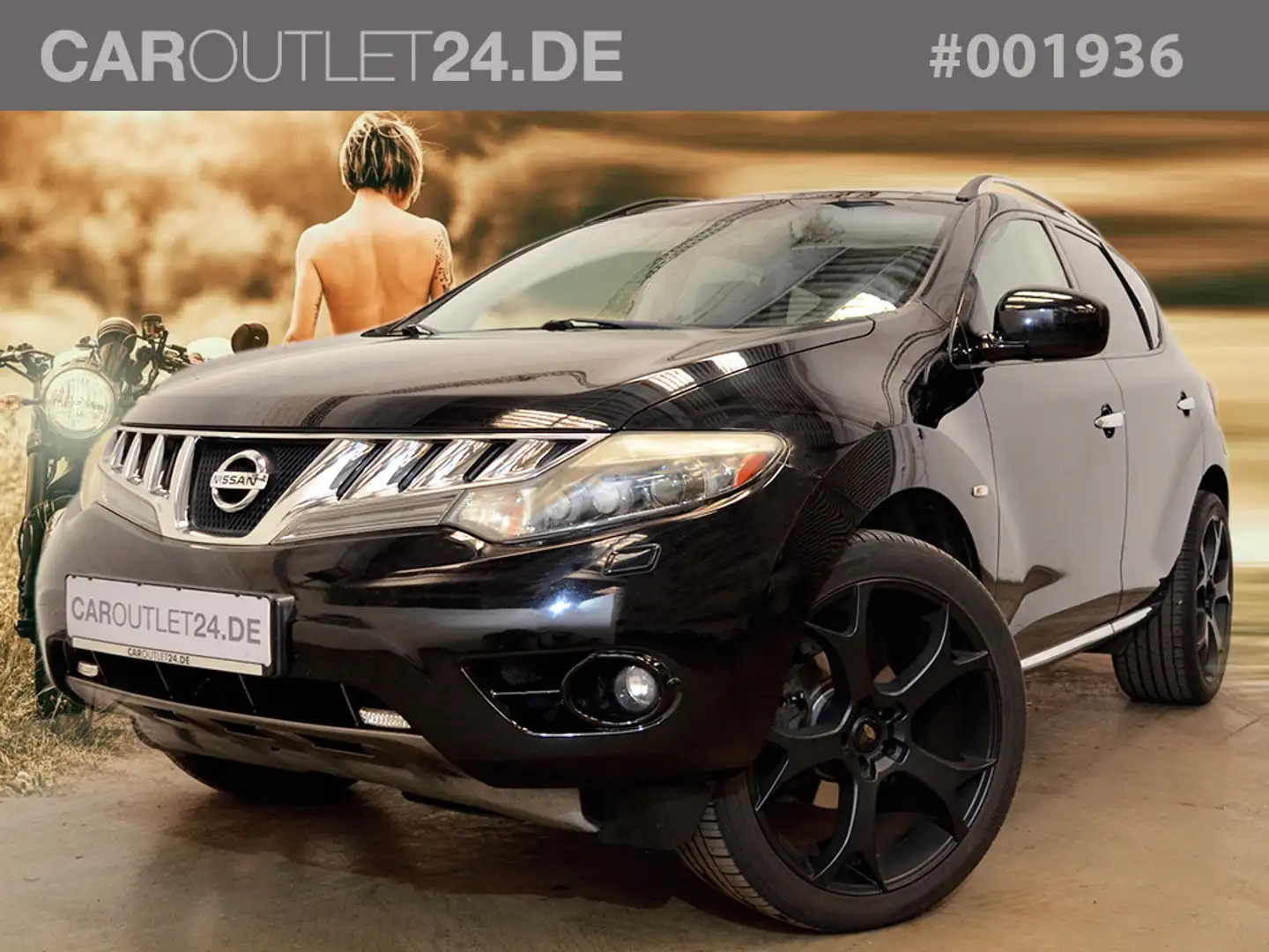Nissan Murano 3,5 V6 Executive *22Zoll Leder Kamera* Zwart - 1