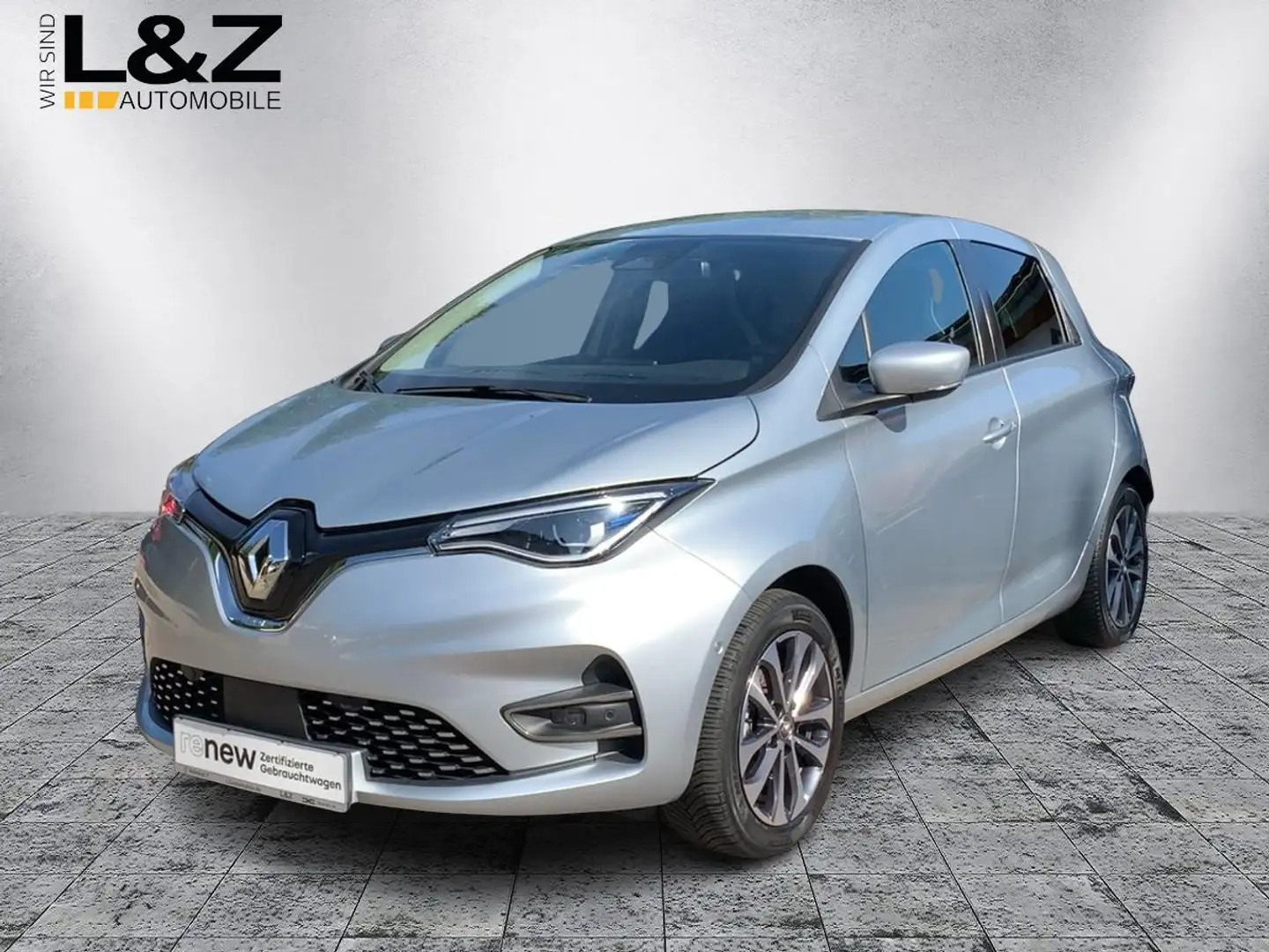 Renault ZOE R135 ZE50 Techno *CCS,Navi,PDC,SHZ,GJR* Kaufbatter Zilver - 1
